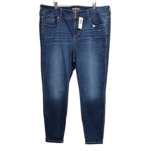 Torrid‎ Jeggings Feel The Fit Super Soft Dark Wash Plus Size 22